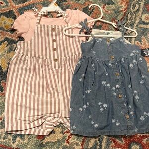 OshKosh B'gosh Pink and Blue Jumpsuits & Rompers